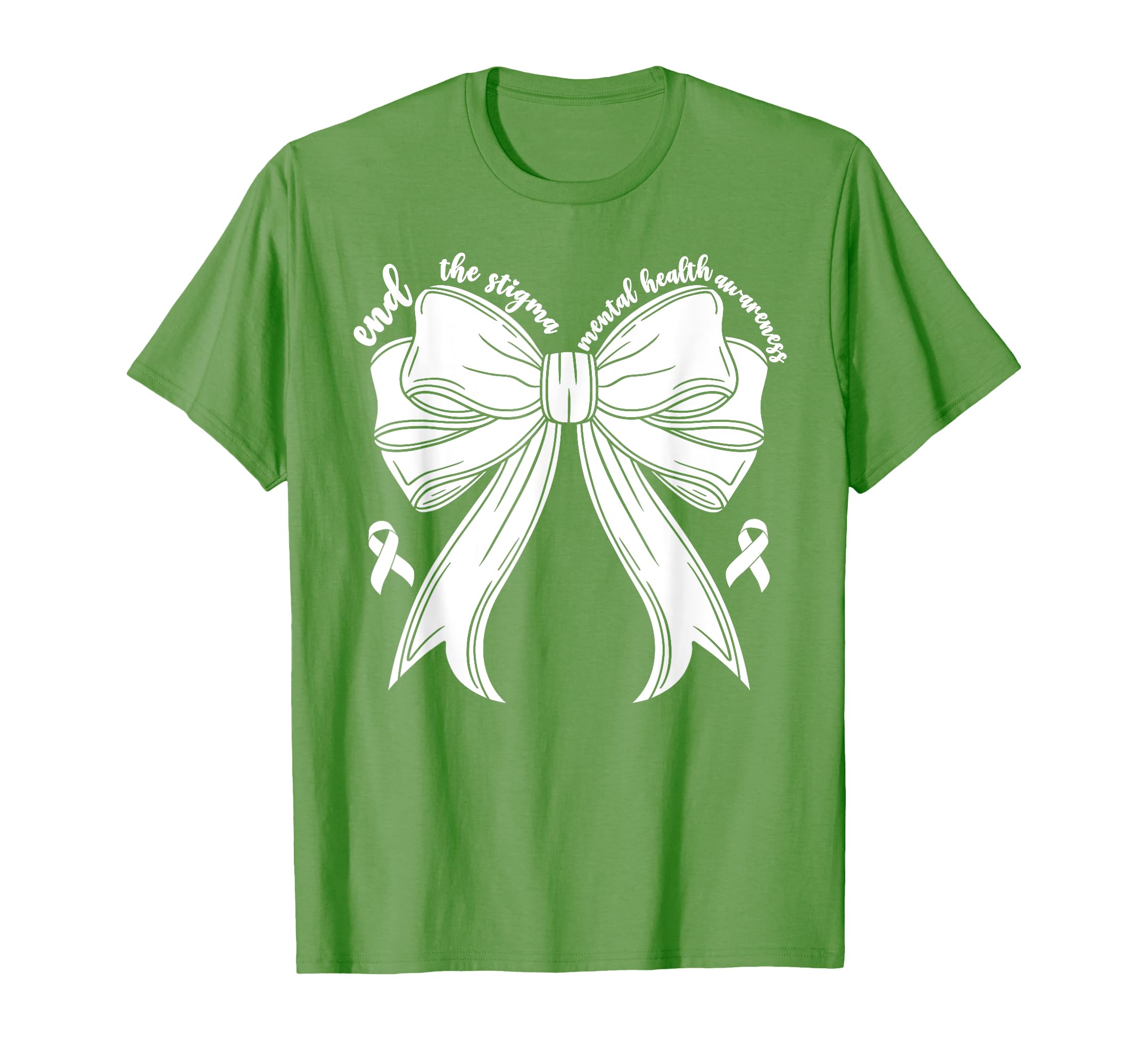 End Stigma Mental Health Awareness Month T-Shirt - Minimalist Print Unisex - T-Shirt, Sweatshirt, Hoodie