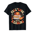 Fall Love Reading Autumn Book T-Shirt - Fun Novelty Design for Adults - T-Shirt, Sweatshirt, Hoodie