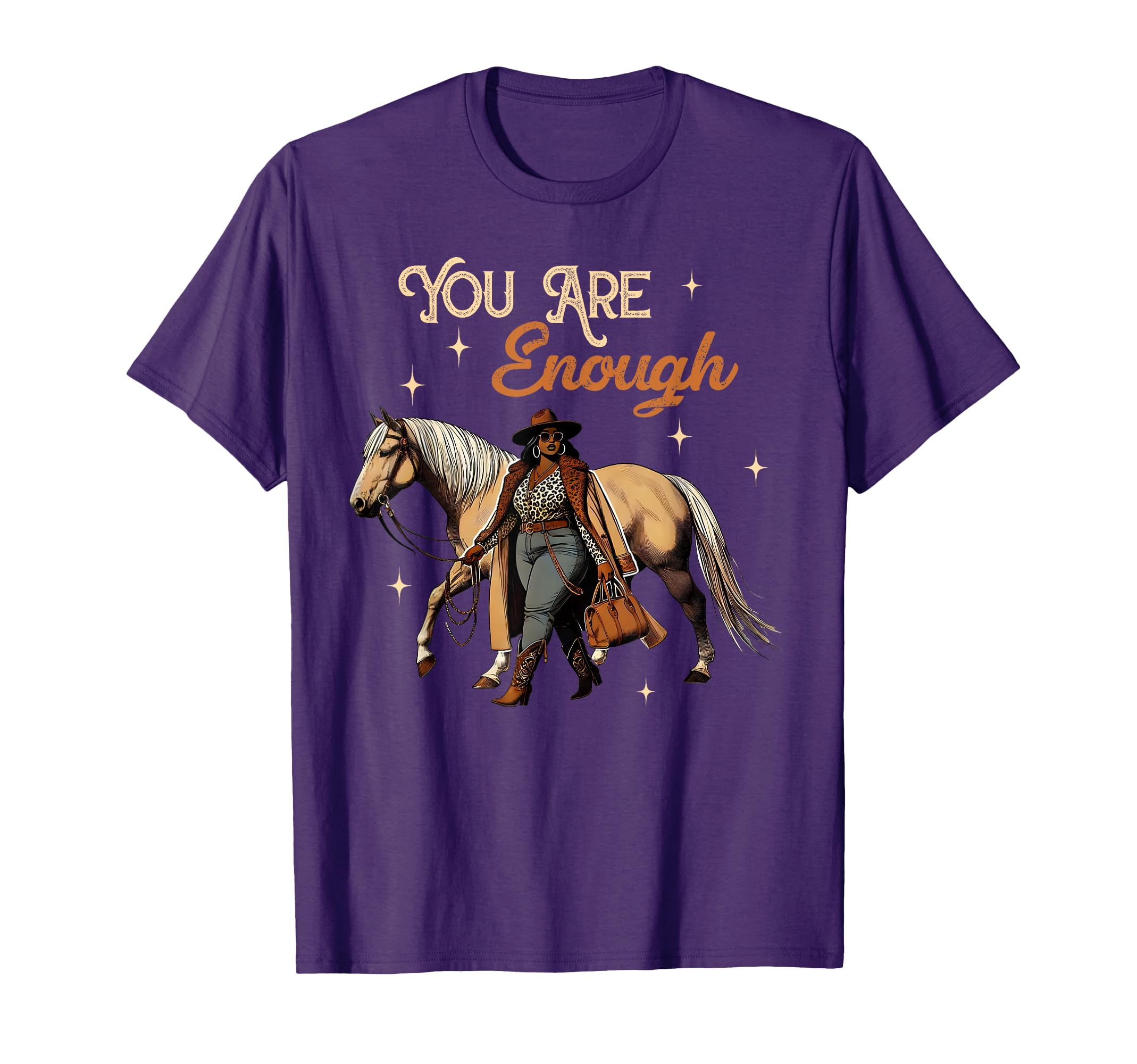 You Are Enough Christian Bible Black T-Shirt - Casual Everyday Wear Unisex - T-Shirt, Sweatshirt, Hoodie