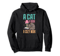Cat Book Cozy Nook Cats And Books Hoodie - Casual Everyday Wear for Adults - T-Shirt, Sweatshirt, Hoodie