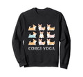 Corgi Yoga Meditation Workout Sweatshirt - Fun Novelty Design Men Women - T-Shirt, Sweatshirt, Hoodie