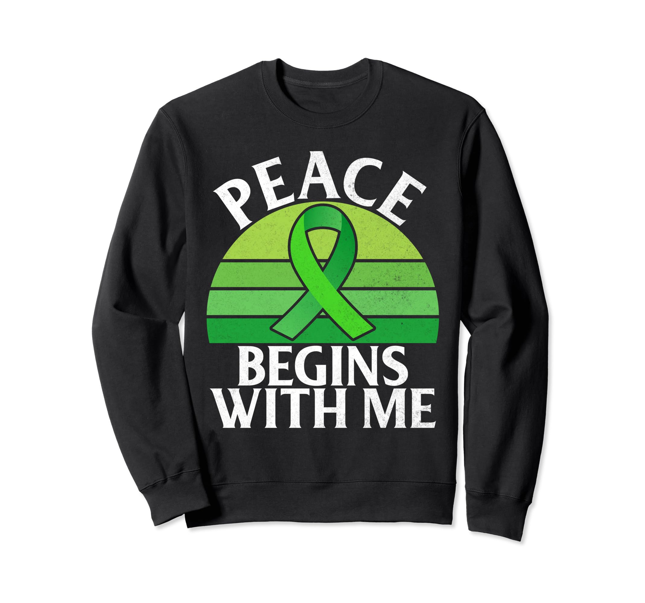 Peace Begins Me Mental Health Sweatshirt - Novelty Apparel Unisex - T-Shirt, Sweatshirt, Hoodie