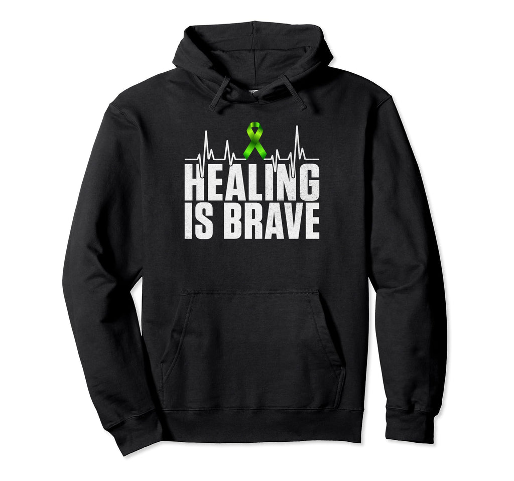 Healing Is Brave Mental Health Hoodie - Custom Art Print Unisex - T-Shirt, Sweatshirt, Hoodie