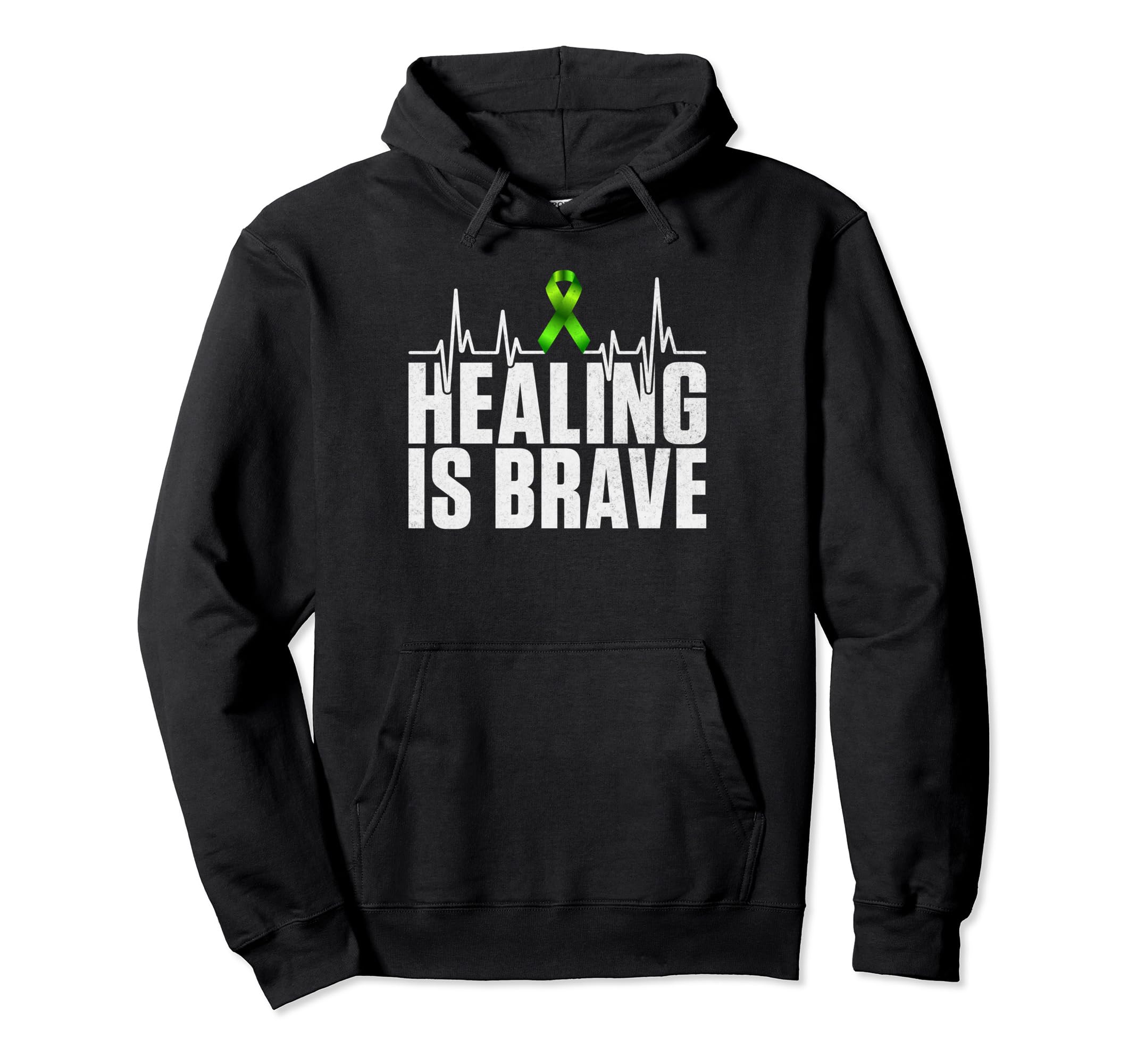 Healing Is Brave Mental Health Hoodie - Custom Art Print Unisex - T-Shirt, Sweatshirt, Hoodie