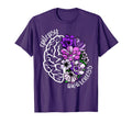 Epilepsy Awareness Flowers Epilepsy T-Shirt - Streetwear Style for Adults - T-Shirt, Sweatshirt, Hoodie