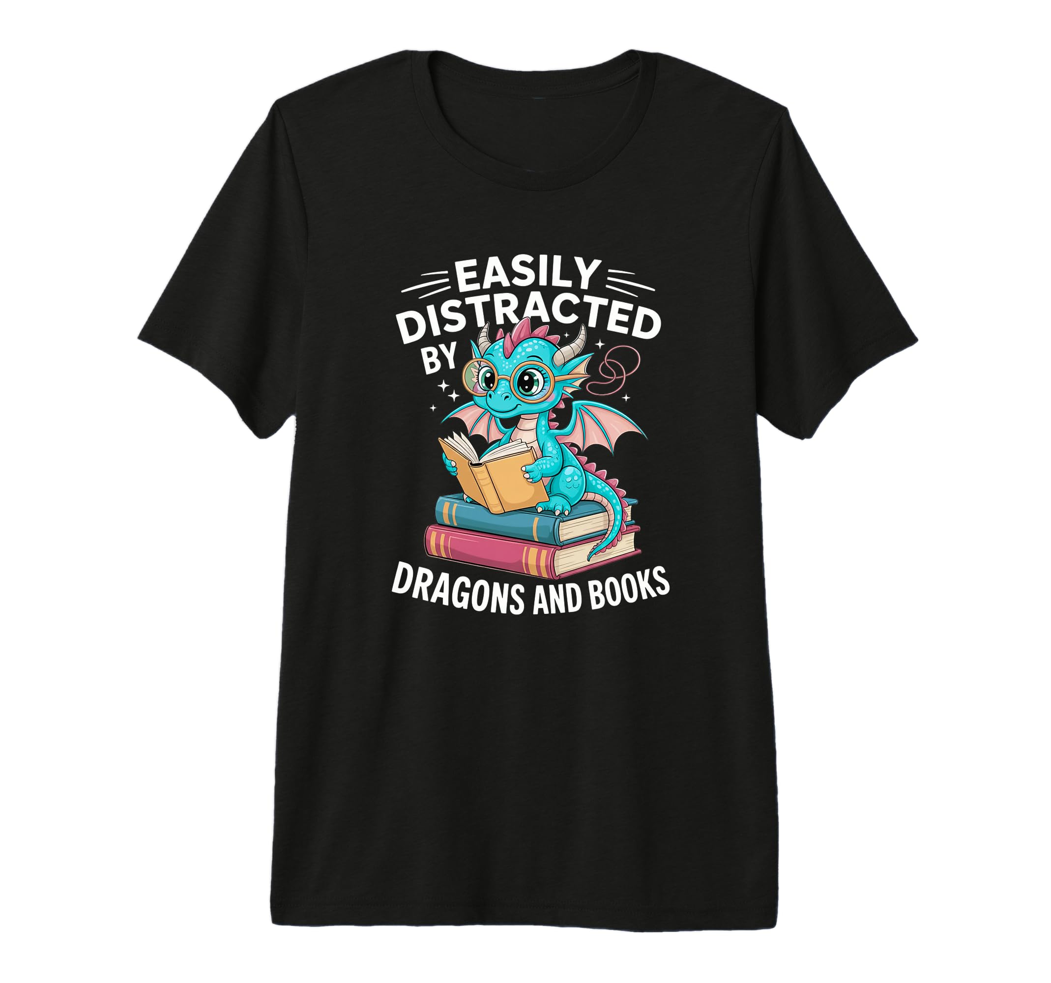 Dragon Reading Fantasy Book Lover Tri T-Shirt - Streetwear Style Men Women - T-Shirt, Sweatshirt, Hoodie