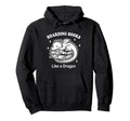 Hoarding Books Like Dragon Funny Hoodie - Fun Novelty Design Men Women - T-Shirt, Sweatshirt, Hoodie