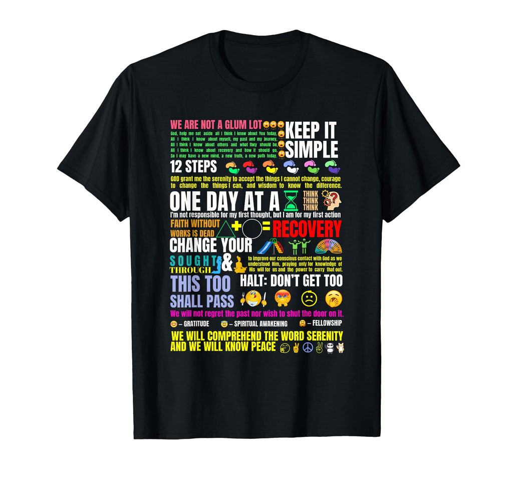 Keep It Simple Recovery Spiritual T-Shirt - Custom Art Print for Adults - T-Shirt, Sweatshirt, Hoodie