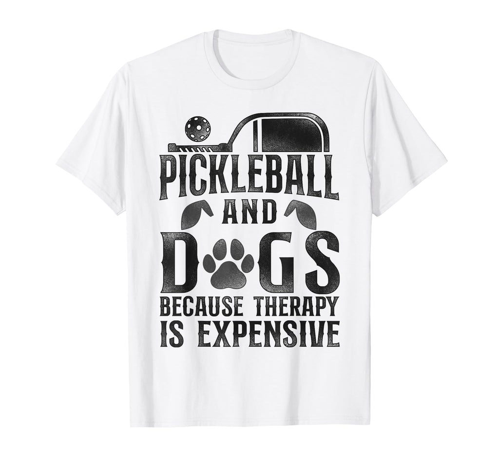 Pickleball Pickleball And Dogs T-Shirt - Casual Everyday Wear for Adults - T-Shirt, Sweatshirt, Hoodie