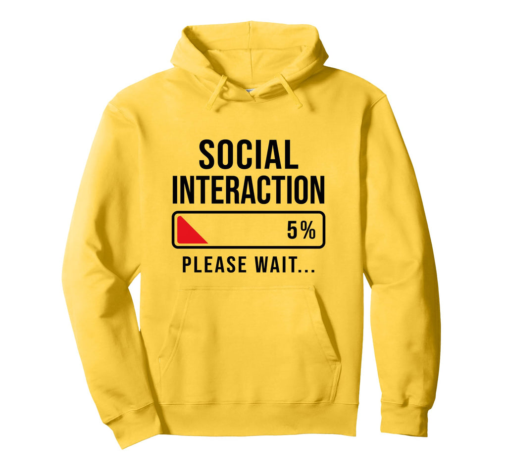 Social Battery Low Funny Introvert Hoodie - Streetwear Style Men Women - T-Shirt, Sweatshirt, Hoodie