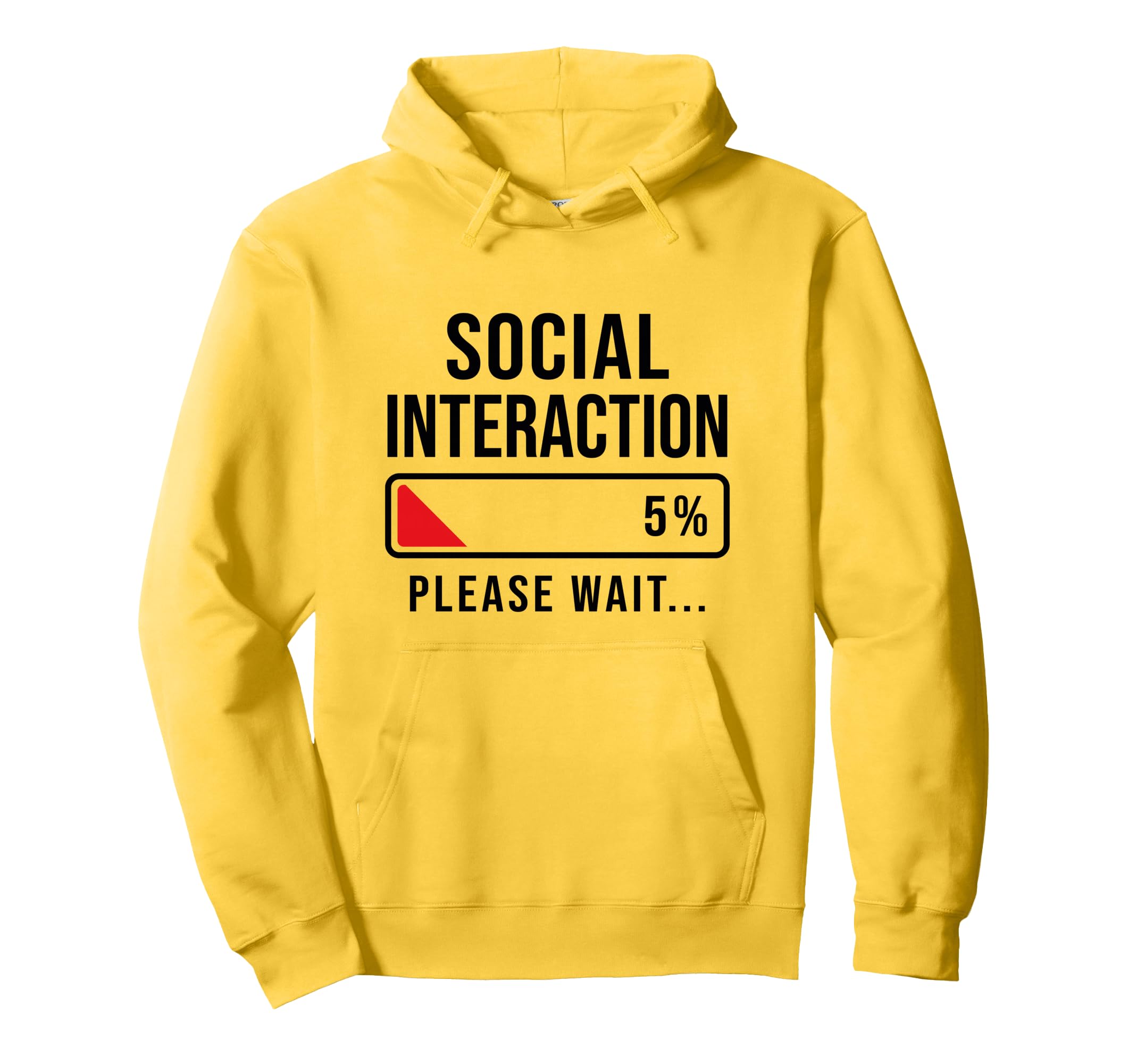 Social Battery Low Funny Introvert Hoodie - Streetwear Style Men Women - T-Shirt, Sweatshirt, Hoodie