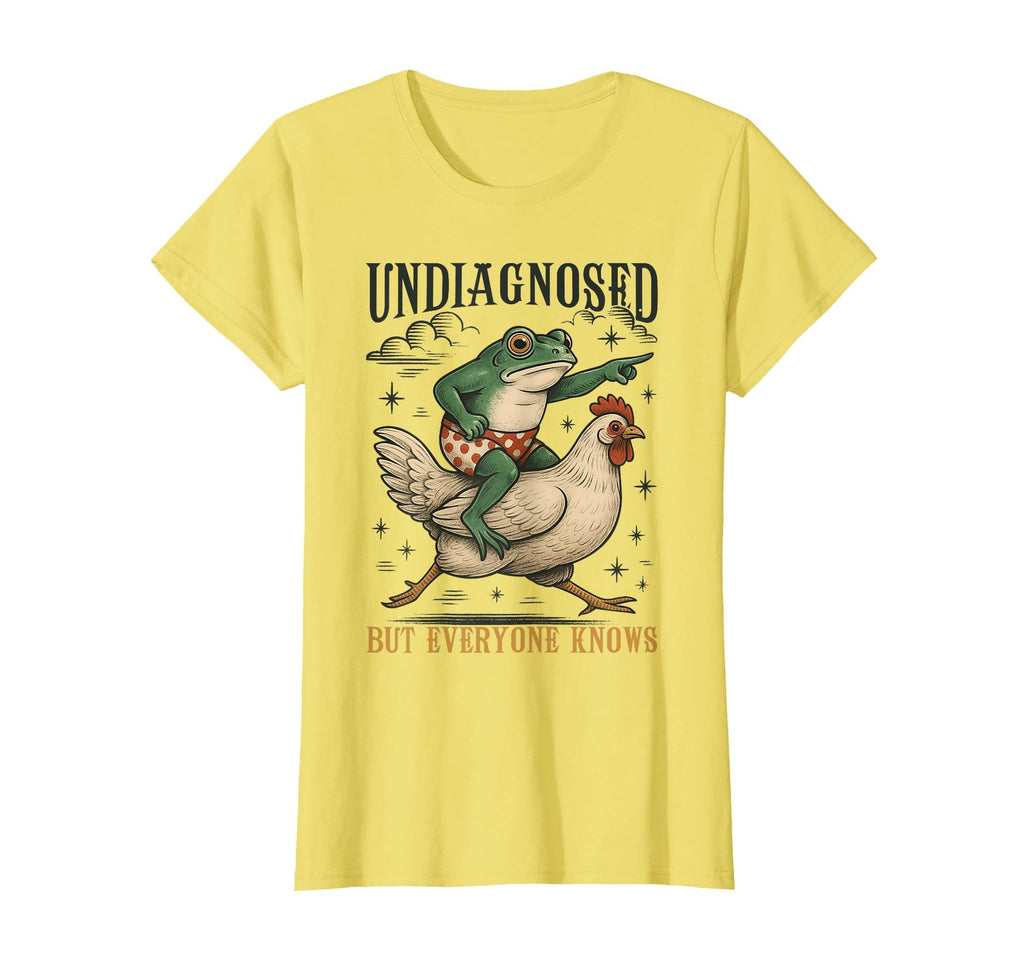 Undiagnosed But Everyone Knows Frog T-Shirt - Unique Graphic Men Women - T-Shirt, Sweatshirt, Hoodie