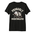 Probably Overstimulated Tri Blend T-Shirt - Casual Everyday Wear Men Women - T-Shirt, Sweatshirt, Hoodie