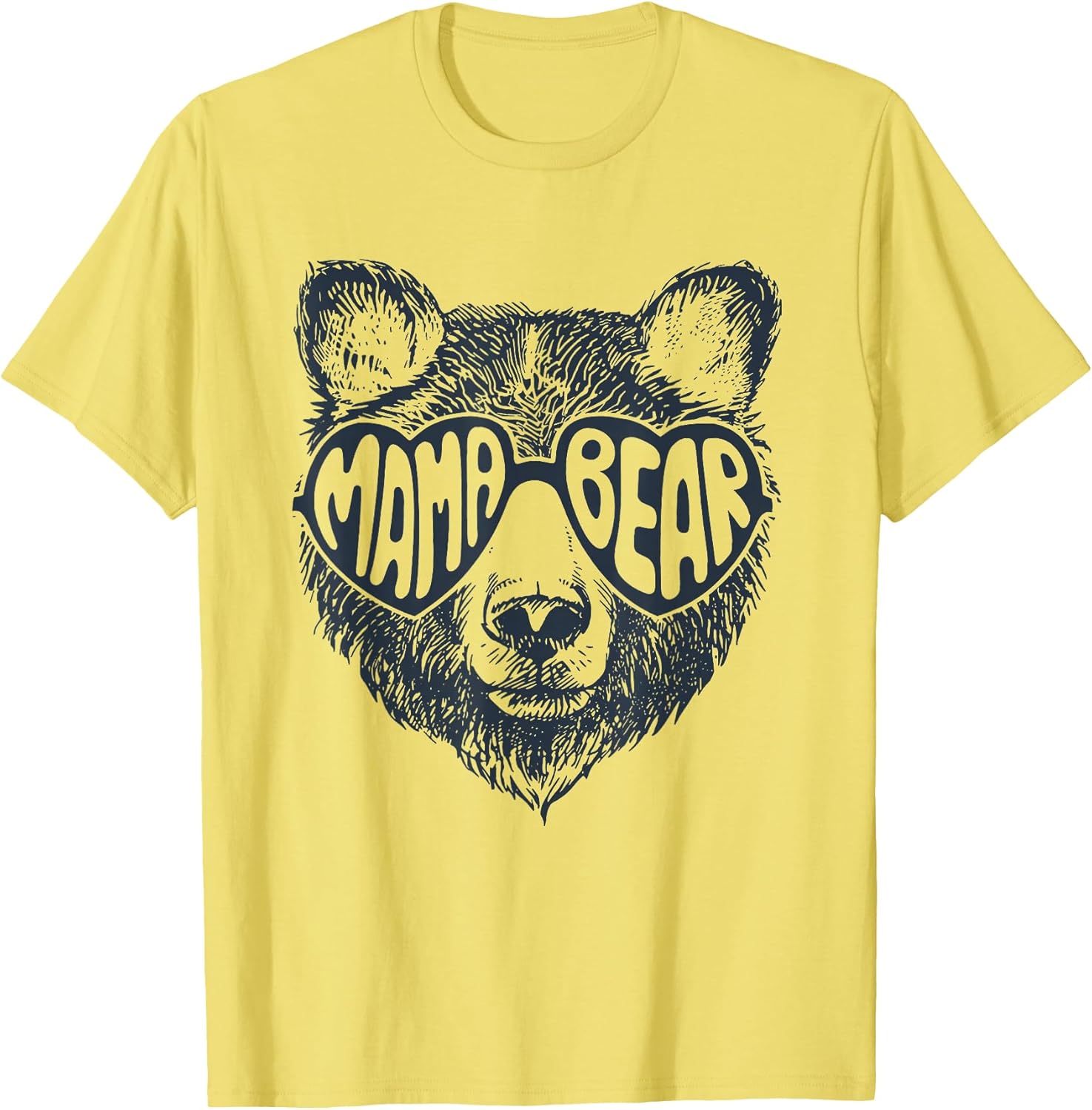 Cute Mama Baby Bear Face Sunglasses Mother's Day Unisex T-shirt, Sweatshirt, Hoodie, Long Sleeve Tee - T-Shirt, Sweatshirt, Hoodie
