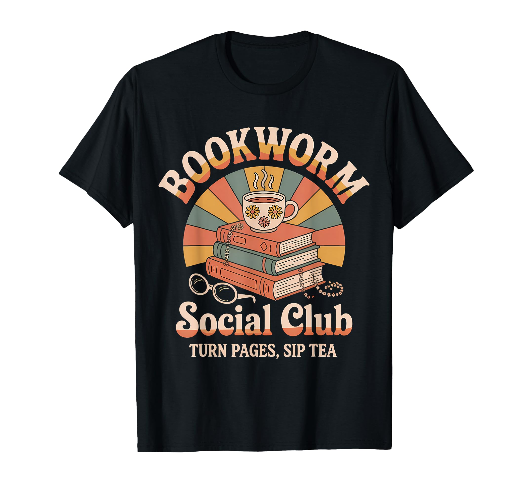 Bookworm Social Club Reading Lover T-Shirt - Streetwear Style Unisex - T-Shirt, Sweatshirt, Hoodie