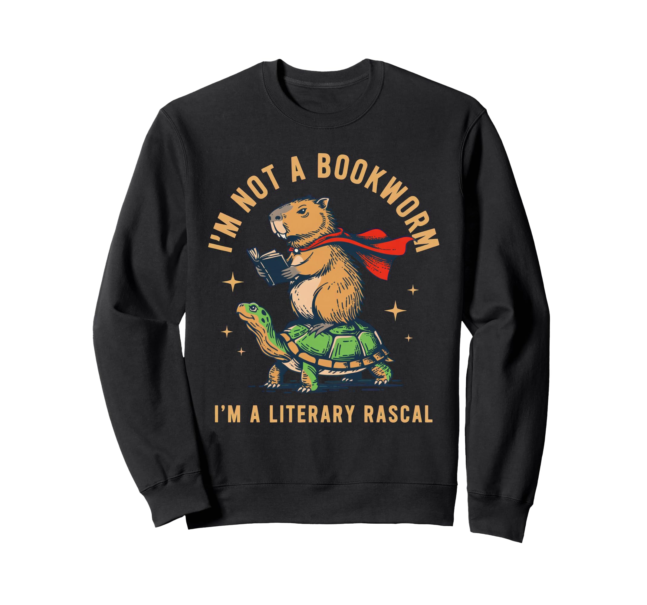 Im Not Bookworm Im Literary Rascal Sweatshirt - Minimalist Print Men Women - T-Shirt, Sweatshirt, Hoodie