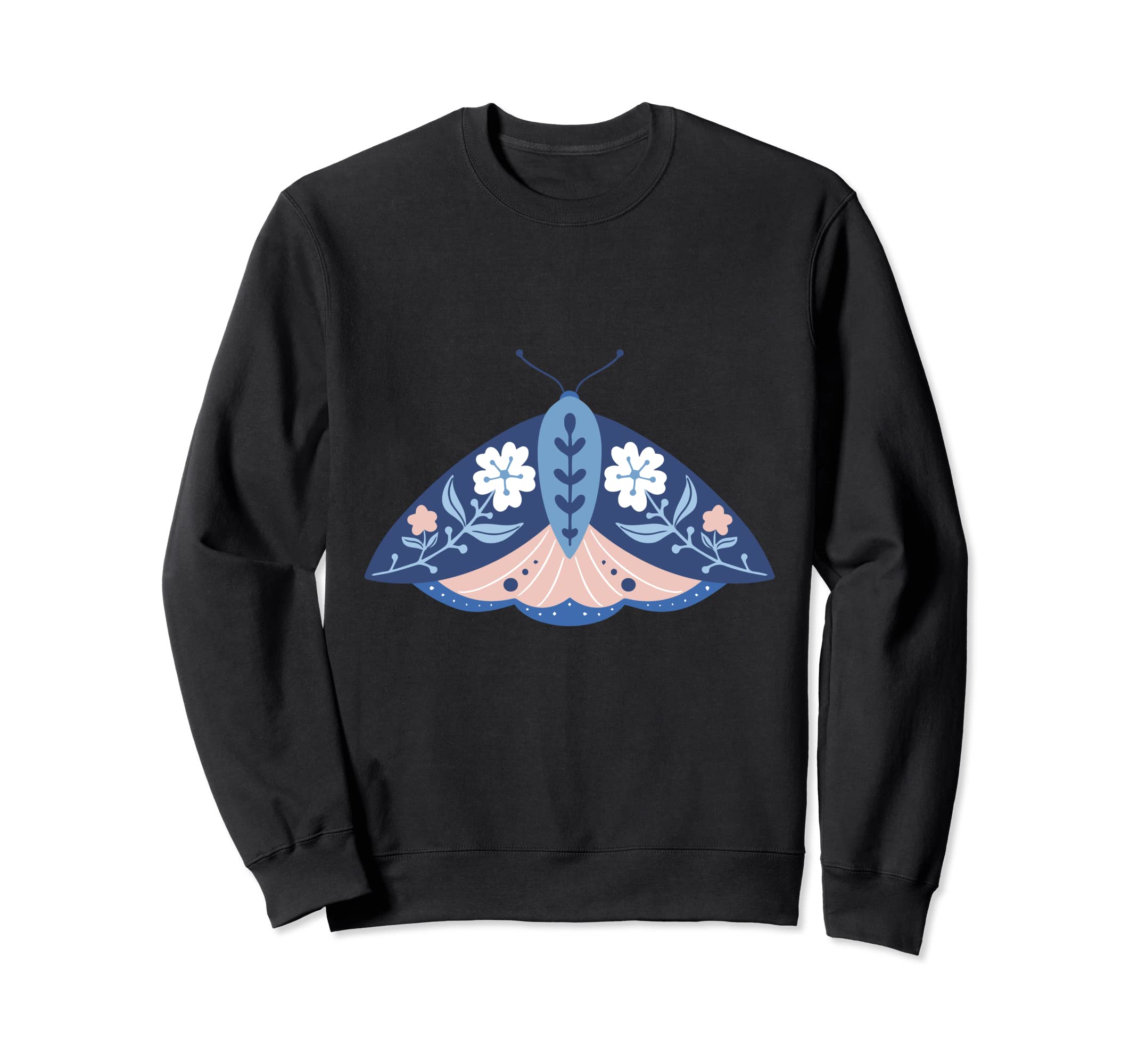 Crafty Moth Goth Horror Antisocial Sweatshirt - Graphic Print Unisex - T-Shirt, Sweatshirt, Hoodie