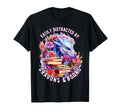 Easily Distracted Dragons And Books T-Shirt - Aesthetic Graphic Unisex - T-Shirt, Sweatshirt, Hoodie