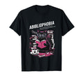 Abibliophobia Cat Book And Coffee T-Shirt - Custom Art Print Unisex - T-Shirt, Sweatshirt, Hoodie