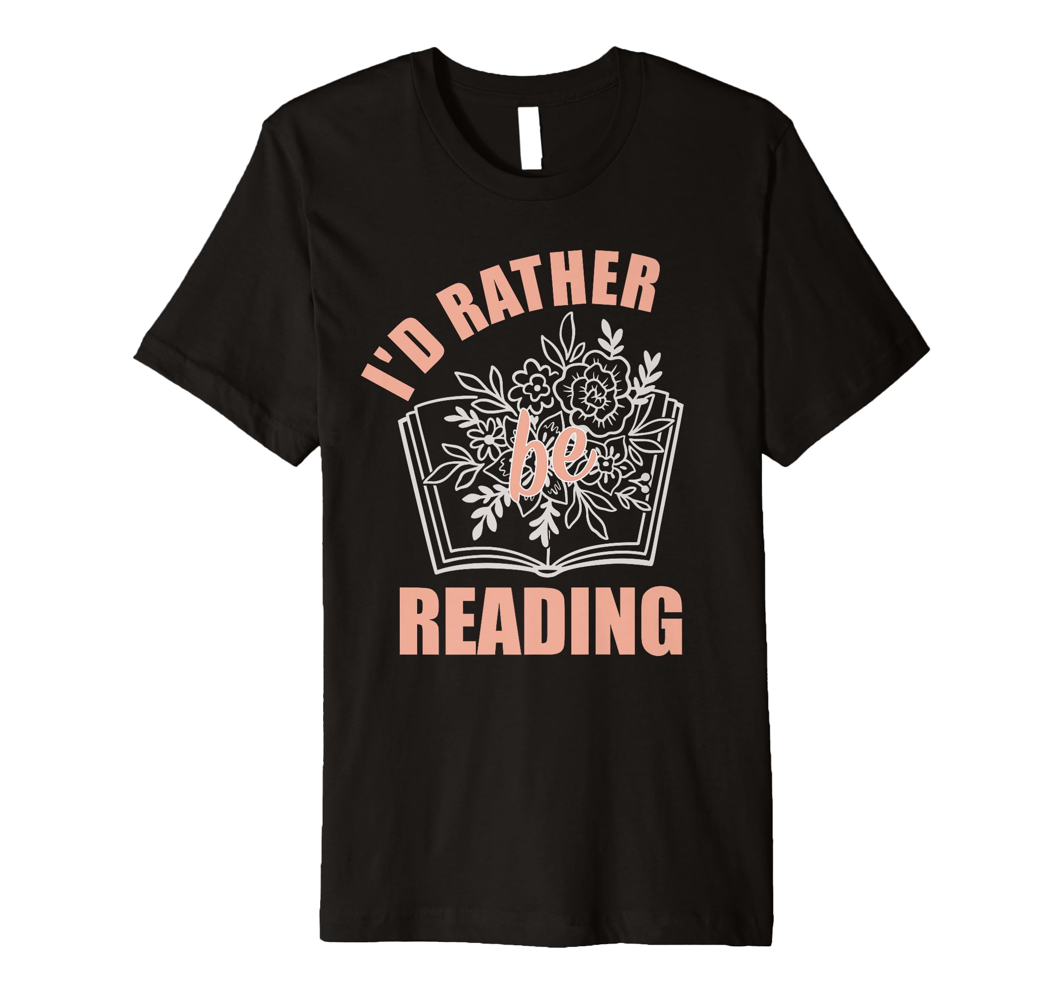 Bookish Who Love Reading Floral Book T-Shirt - Novelty Apparel for Adults - T-Shirt, Sweatshirt, Hoodie