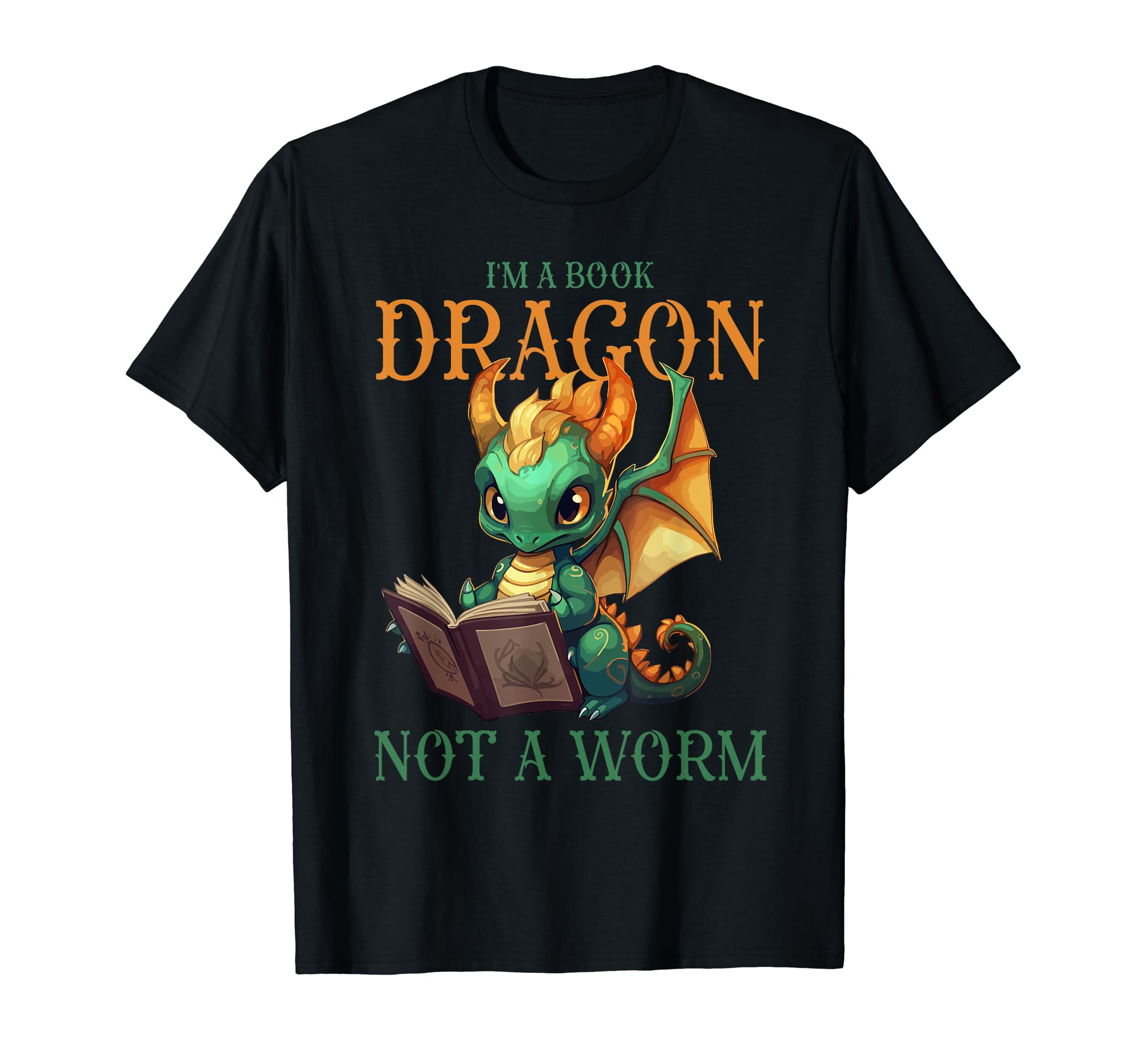 Im Book Dragon Bookworm Bookish T-Shirt - Fun Novelty Design Men Women - T-Shirt, Sweatshirt, Hoodie