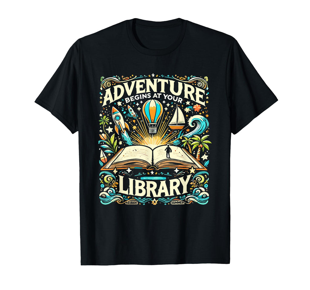 Book Reading Quotes Library Librarian T-Shirt - Unique Graphic Men Women - T-Shirt, Sweatshirt, Hoodie