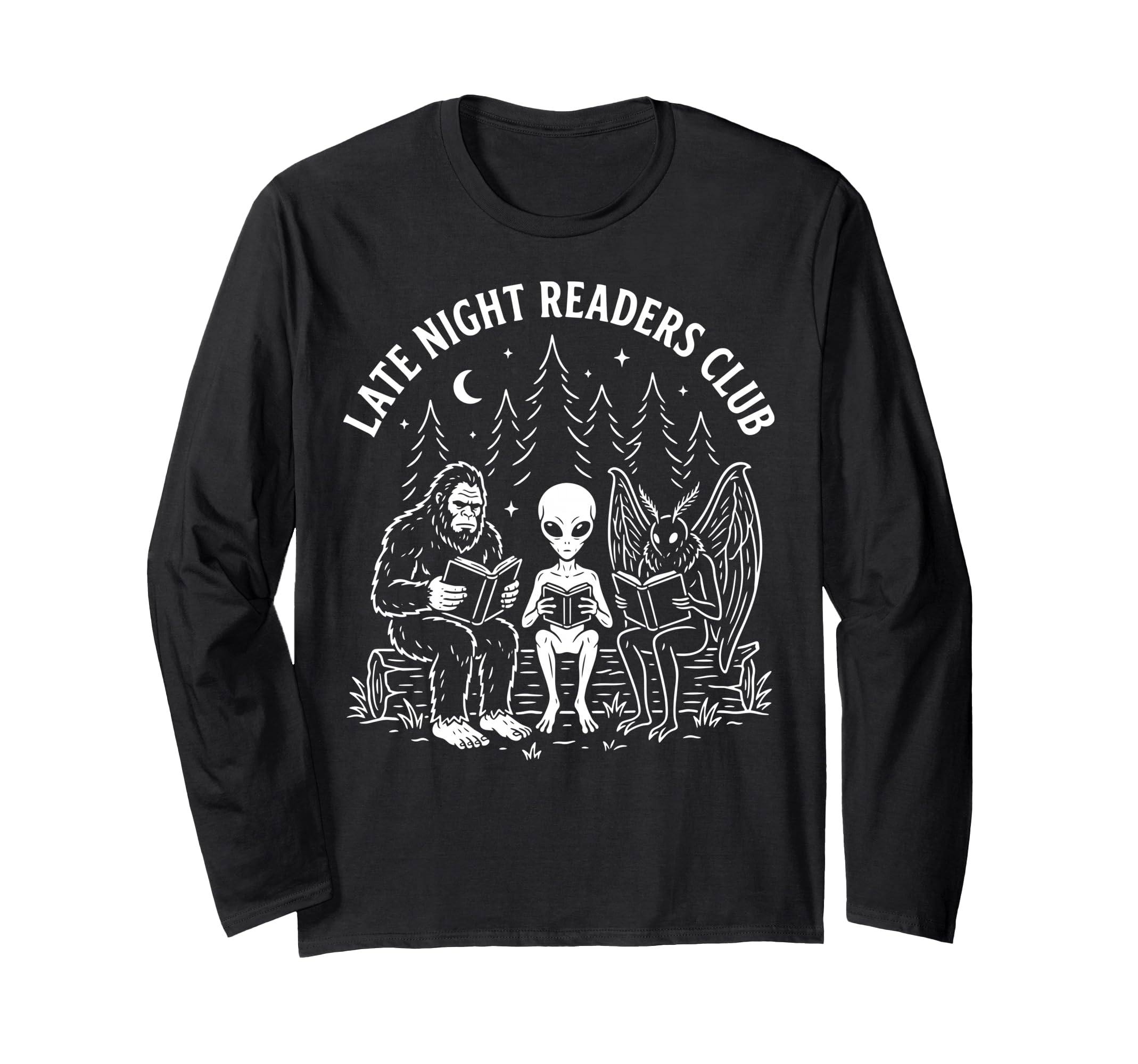 Night Reader Reading Bookworm T-Shirt - Novelty Apparel Men Women - T-Shirt, Sweatshirt, Hoodie