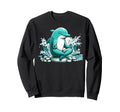 Meditation Dolphin Yoga Pose Sweatshirt - Trendy Graphic for Adults - T-Shirt, Sweatshirt, Hoodie