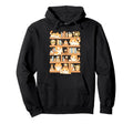 Kawaii Bookshelf Cat Readers Hoodie - Casual Everyday Wear Unisex - T-Shirt, Sweatshirt, Hoodie