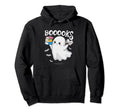 Booooks Ghost Halloween Reader Books Hoodie - Streetwear Style Men Women - T-Shirt, Sweatshirt, Hoodie