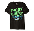 Progress Over Perfection Mental Health T-Shirt - Minimalist Print Men Women - T-Shirt, Sweatshirt, Hoodie