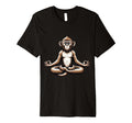 Meditation Monkey Yoga Pose Relaxing T-Shirt - Aesthetic Graphic Men Women - T-Shirt, Sweatshirt, Hoodie