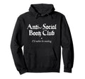 Anti Social Book Club Introverted Hoodie - Graphic Print for Adults - T-Shirt, Sweatshirt, Hoodie