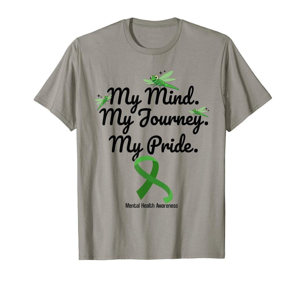 My Mind My Journey My Pride Green T-Shirt - Fun Novelty Design Unisex - T-Shirt, Sweatshirt, Hoodie