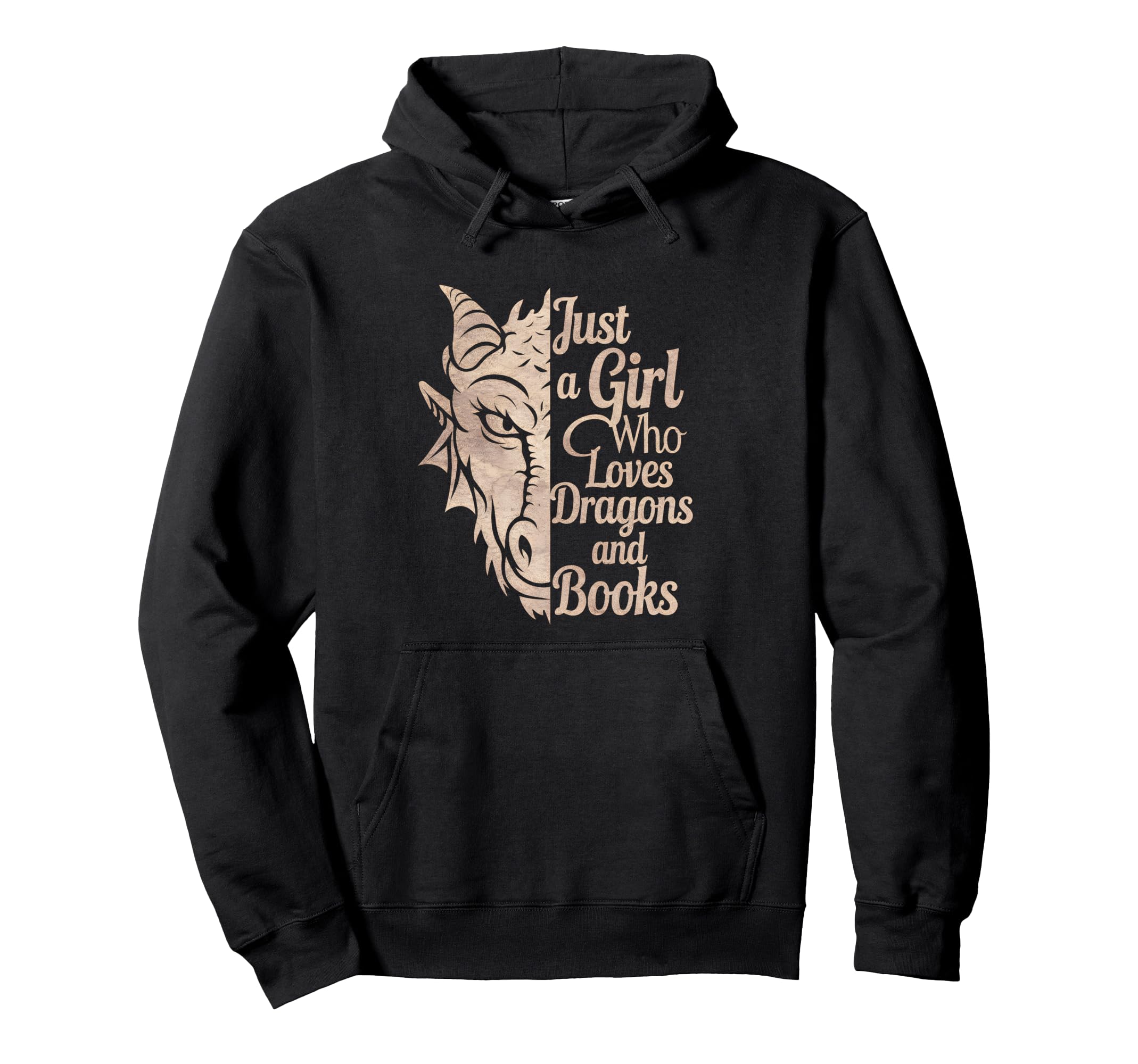 Just Who Loves Dragons And Books Hoodie - Aesthetic Graphic Unisex - T-Shirt, Sweatshirt, Hoodie