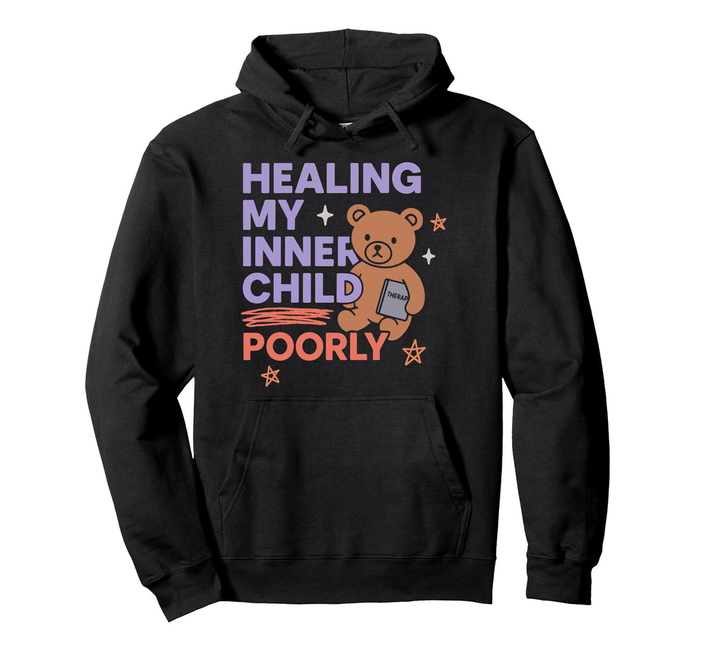 Hot Anxiety Glam Therapy Overthinking Hoodie - Custom Art Print for Adults - T-Shirt, Sweatshirt, Hoodie