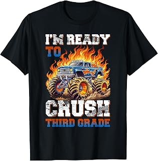 I'm Ready to Crush Third Grade Back to School First Day T-Shirt Unisex T-shirt, Sweatshirt, Hoodie, Long Sleeve Tee - T-Shirt, Sweatshirt, Hoodie
