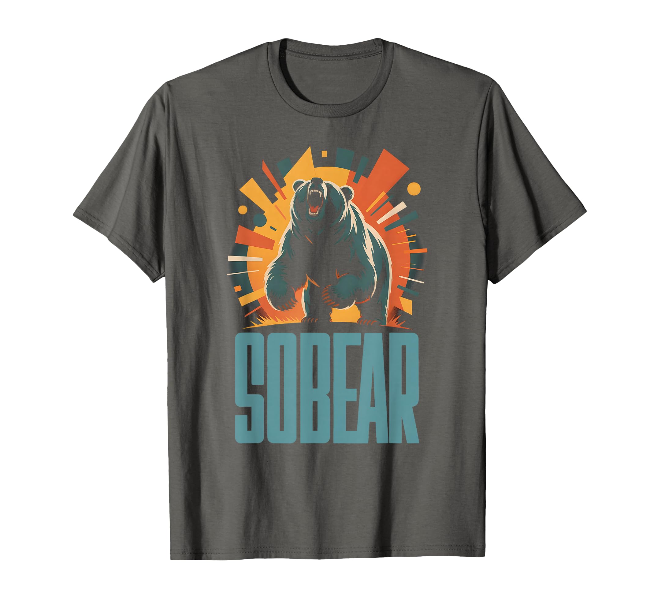 Sobear Bear Sober Sobriety Matters T-Shirt - Aesthetic Graphic for Adults - T-Shirt, Sweatshirt, Hoodie