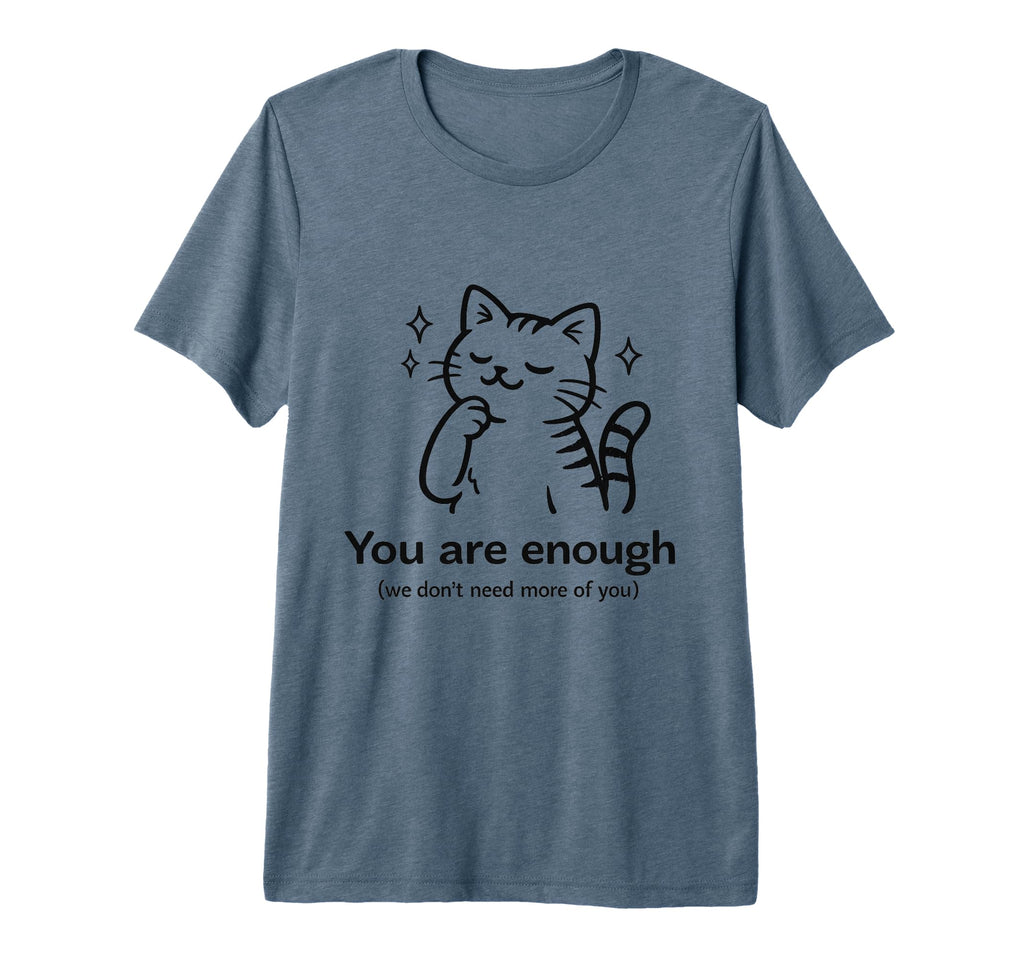 You Are Enough We Dont Need More You T-Shirt - Unique Graphic for Adults - T-Shirt, Sweatshirt, Hoodie