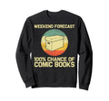 Comic Book Comic Book Lovers Books Sweatshirt - Minimalist Print Men Women - T-Shirt, Sweatshirt, Hoodie
