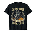 Salem Witch Book Club Spooky Black Cat T-Shirt - Trendy Graphic Unisex - T-Shirt, Sweatshirt, Hoodie