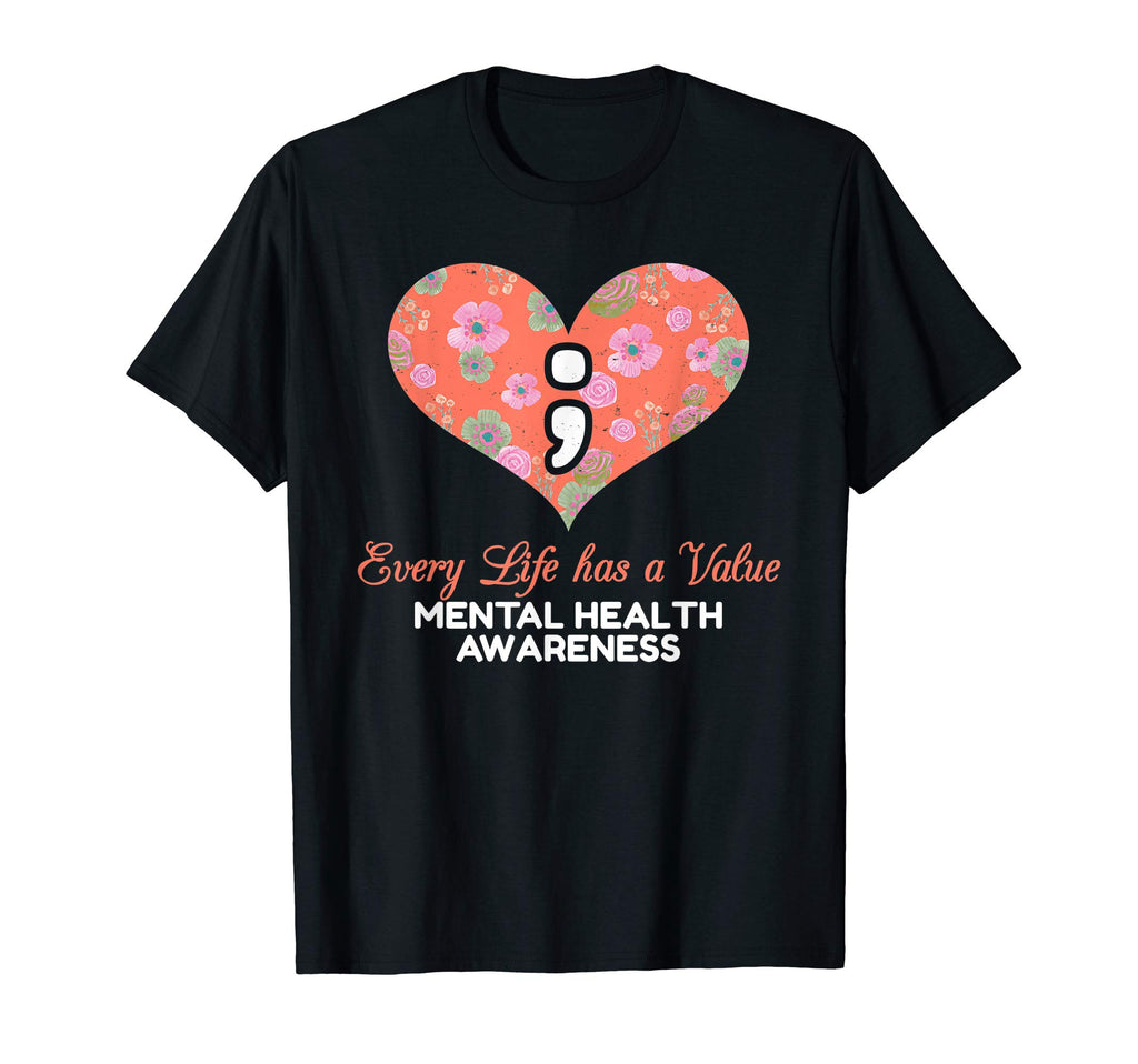 Health Awareness Mental Funny Statement T-Shirt - Minimalist Print Unisex - T-Shirt, Sweatshirt, Hoodie