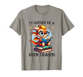 Id Rather Be Book Dragon Reading T-Shirt - Fun Novelty Design for Adults - T-Shirt, Sweatshirt, Hoodie