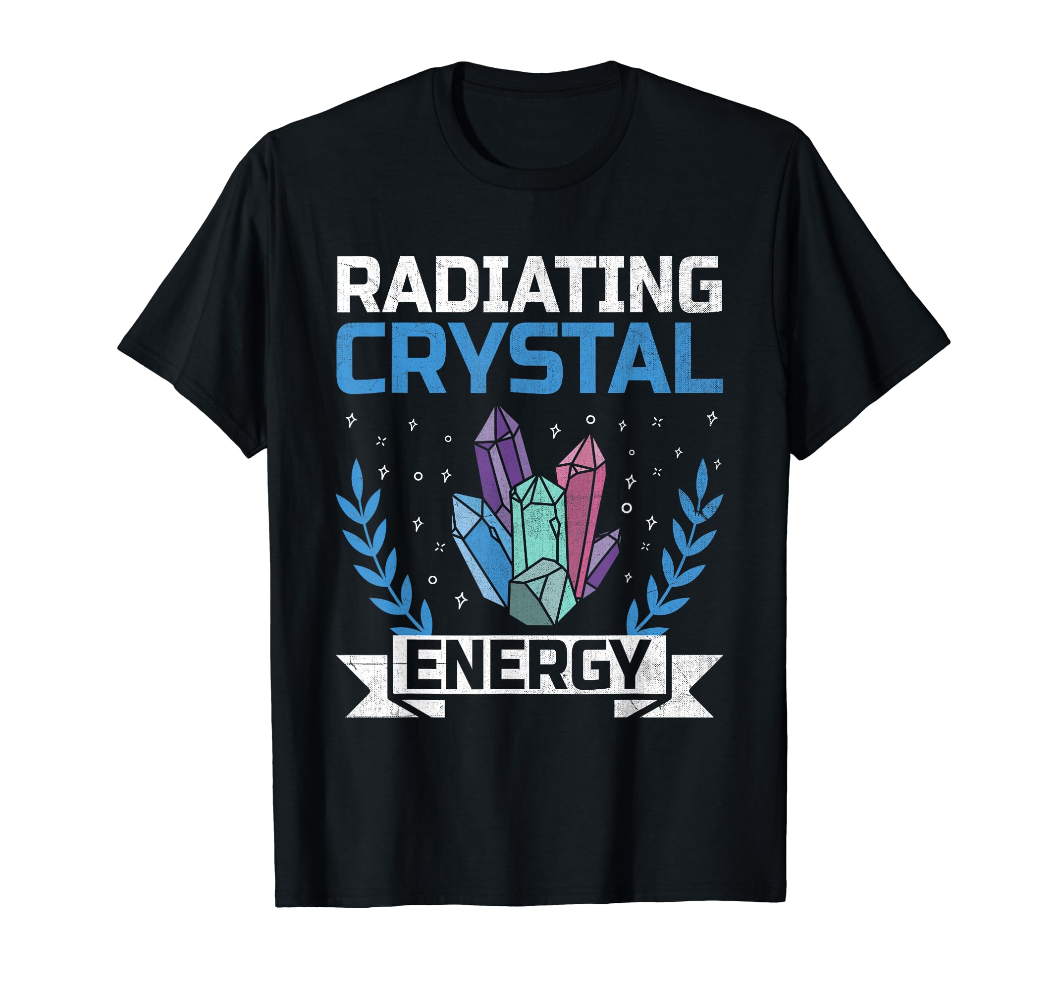 Spiritual Crystal Stones Healing T-Shirt - Custom Art Print Men Women - T-Shirt, Sweatshirt, Hoodie