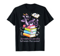 Adventure Awaits Between Pages Books T-Shirt - Custom Art Print for Adults - T-Shirt, Sweatshirt, Hoodie