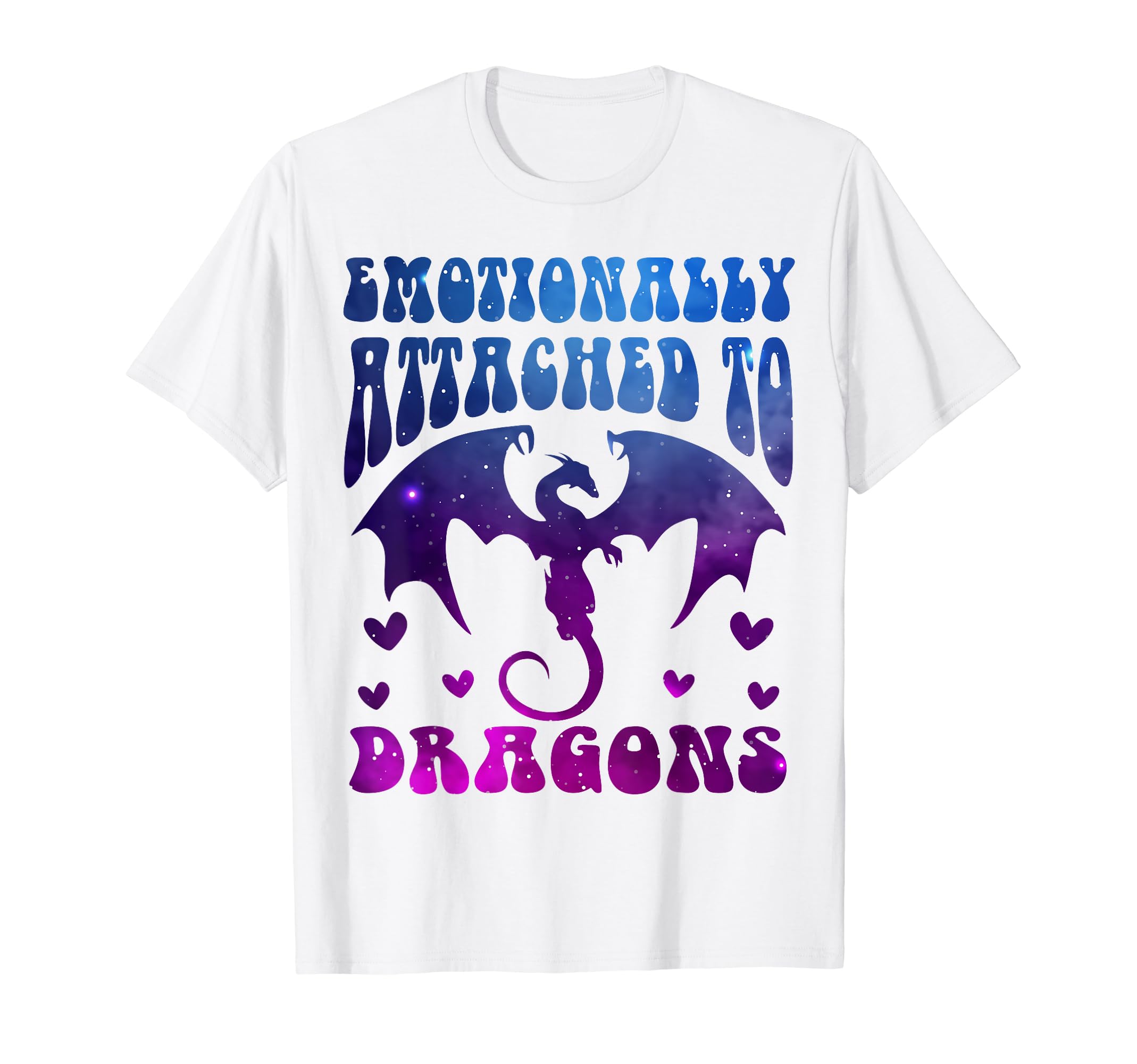 Emotionally Attached To Dragons Books T-Shirt - Trendy Graphic for Adults - T-Shirt, Sweatshirt, Hoodie