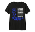Myalgic Encephalomyelitis Warrior Tri T-Shirt - Streetwear Style Men Women - T-Shirt, Sweatshirt, Hoodie