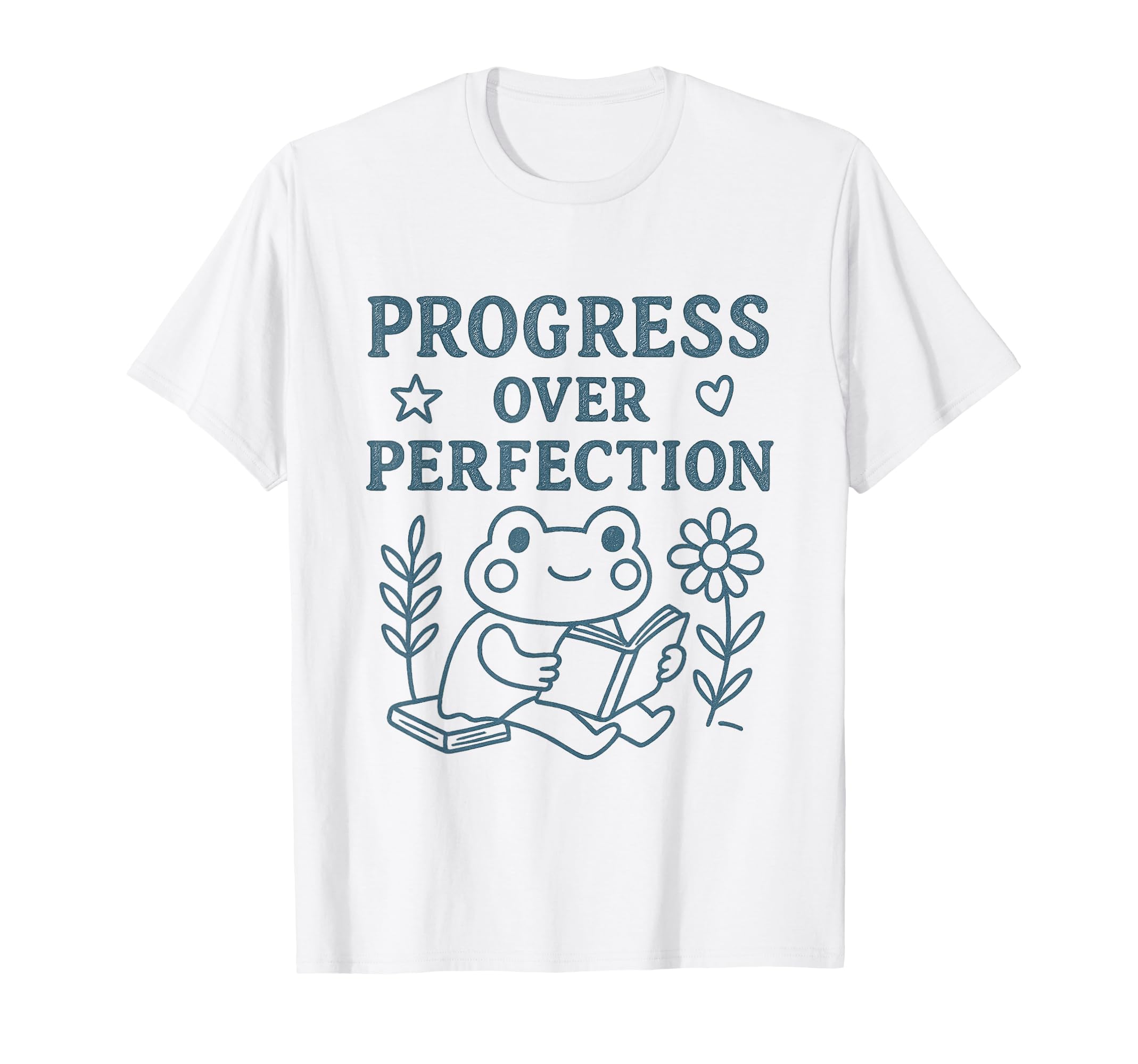 Progress Over Perfection Motivational T-Shirt - Aesthetic Graphic Unisex - T-Shirt, Sweatshirt, Hoodie
