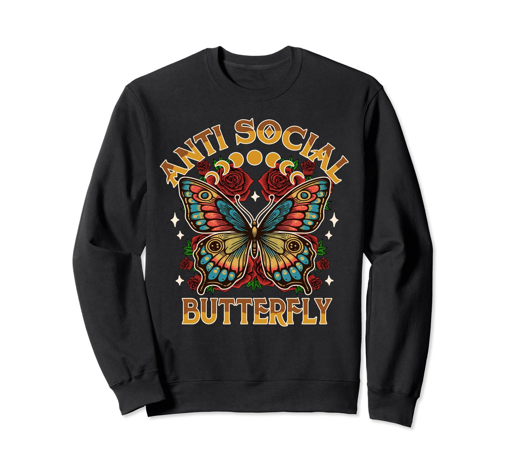 Introvert Not Hugger Homebody Sweatshirt - Casual Everyday Wear Men Women - T-Shirt, Sweatshirt, Hoodie