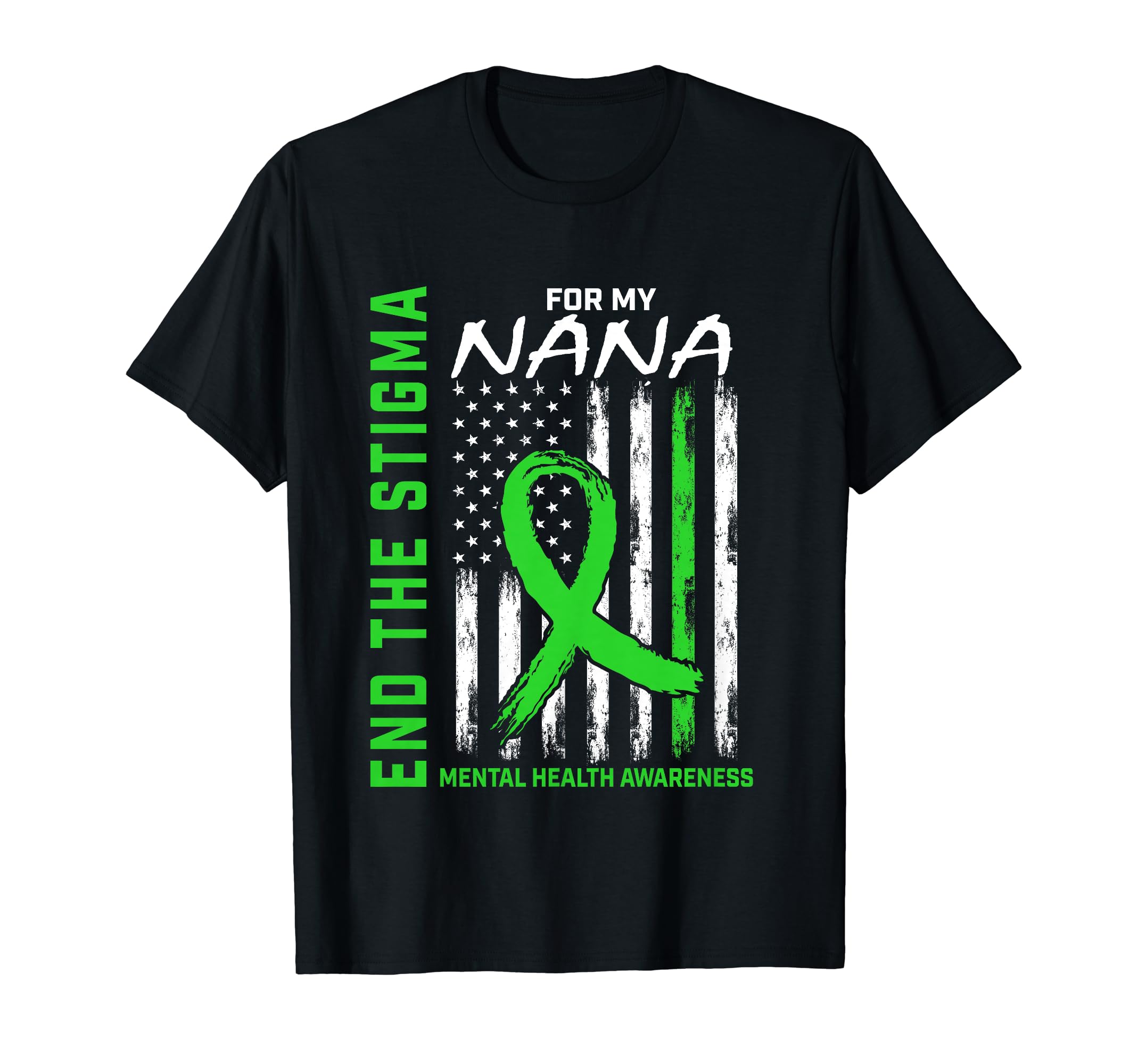 End Stigma Mental Health Awareness T-Shirt - Unique Graphic for Adults - T-Shirt, Sweatshirt, Hoodie